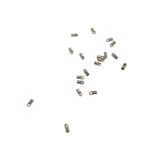 Terminal Rabo Rato 1.2mm Latão Níquel - C/20 Unds