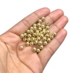 Bola Lisa Abs Dourado Exclusivo 6mm – 5 Gramas - Imagem 2