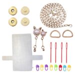 Kit Diy Bolsa Tela 18×17,5cm Plástico com Fecho Gato -1 Und