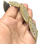 Galão Aljofre Folha C/ Strass Abs Dourado – Metro - Imagem 5