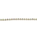 Galão Aljofre Strass 4mm Abs Sintético Dourado – Metro