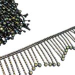 Galão Franja Strass 60mm Abs - Metro - Imagem 3