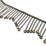 Galão Franja Strass 60mm Abs - Metro - Imagem 5