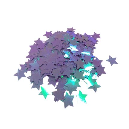 Paetê Pastilha Estrela 16mm Plástico – 20 Gramas