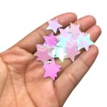 Paetê Pastilha Estrela 16mm Plástico – 20 Gramas - Imagem 2