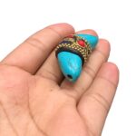 Entremeio Chifre Nepal 22x48mm - 1 Und - Imagem 3