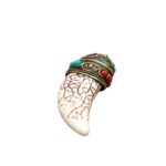 Pingente Dente Nepal 68mm Resina - 1 Und - Imagem 5