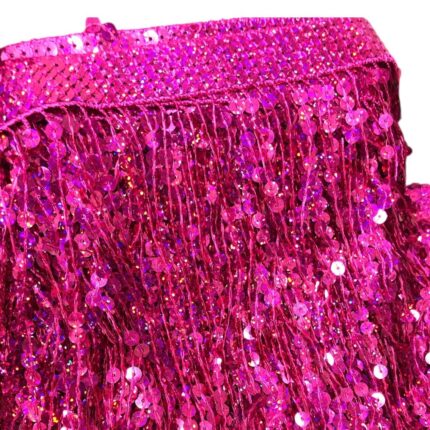 Franja Paetê 20cm Holográfica - Metro