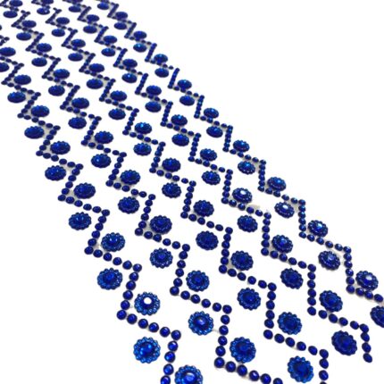 Cartela Termocolante Strass Flor - 1 Und