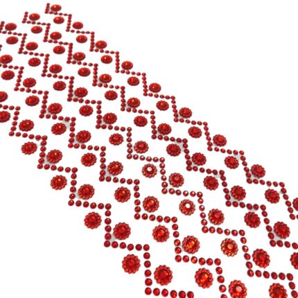 Cartela Termocolante Strass Flor – 1 Und