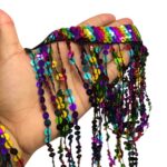 Franja Galão Paetê 20cm Multicor - Metro - Imagem 2