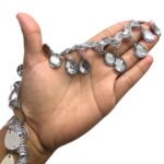 Galão Franja C/Chaton 2,5cm Prata - Metro - Imagem 2