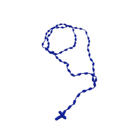 Colar Macramê Terço 45cm - 1 Und