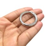 Fecho Redondo Articulado 35mm Níquel – 1 Und - Imagem 3