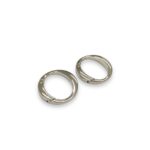 Fecho Redondo Articulado 38mm Níquel - 1 Und