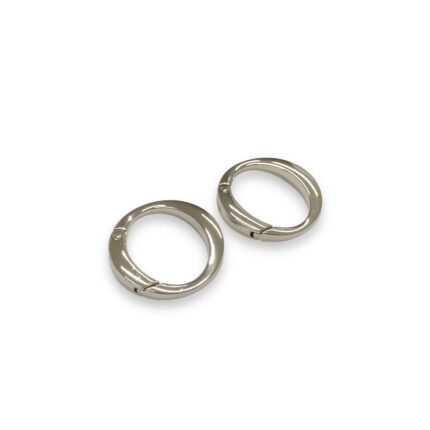 Fecho Redondo Articulado 38mm Níquel - 1 Und
