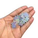 Paetê Pastilha Estrela 16mm Holográfico Plástico – 20 Gramas - Imagem 2