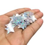 Paetê Pastilha Estrela 16mm Holográfico Plástico – 20 Gramas - Imagem 3