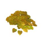 Paetê Pastilha Coração 21mm Holográfico Plástico – 20 Gramas