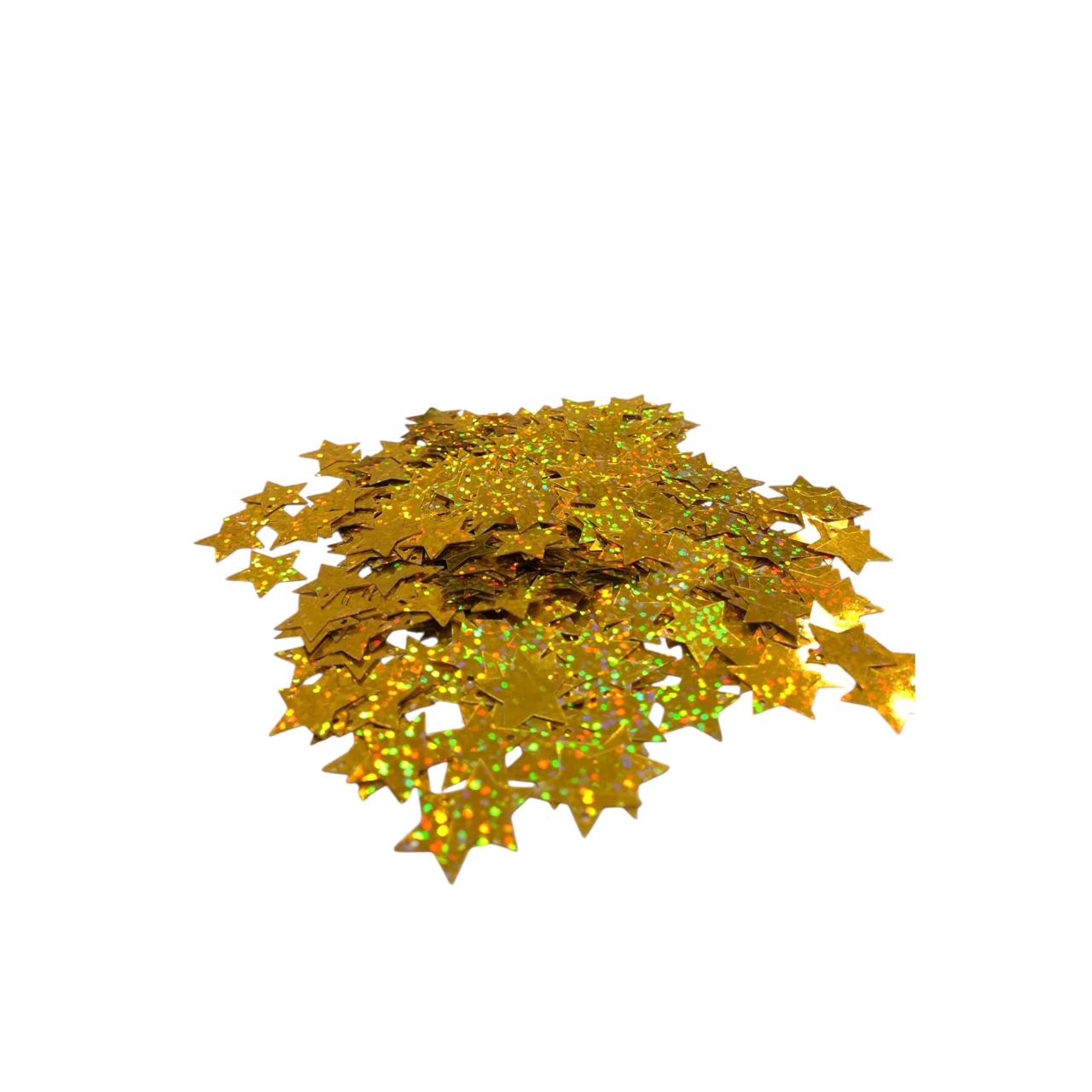 WhatsApp Image 2026-01-06 at 16.09.35 (4) Paetê Pastilha Estrela 16mm Holográfico Plástico – 20 Gramas - Imagem 1