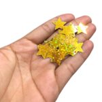 Paetê Pastilha Estrela 16mm Holográfico Plástico – 20 Gramas - Imagem 2