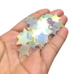 Paetê Pastilha Estrela 16mm Holográfico Plástico – 20 Gramas - Imagem 2