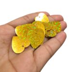 Paetê Pastilha Coração 21mm Holográfico Plástico – 20 Gramas - Imagem 3