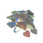 Paetê Pastilha Coração 21mm Holográfico Plástico – 20 Gramas