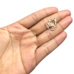 Pingente Caranguejo 21mm Dourado – 1 Und - Imagem 2