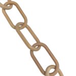 Alça Elo Oval 7,5x4cm Madeira - 1 Und - Imagem 3