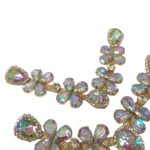 Cabedal 12cm C/Strass e Chaton Dourado  – 1 Par - Imagem 4