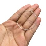 Base de Brinco Argola 45mm Níquel – Par - Imagem 2