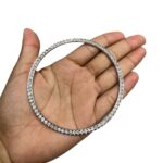 Argola C/Strass 9cm Níquel - 1 Und - Imagem 2