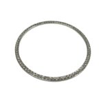 Argola C/Strass 9cm Níquel - 1 Und - Imagem 3