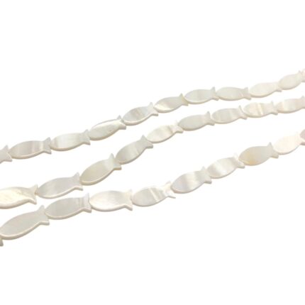 Fio Madrepérola Peixe 18mm - 1 Fio