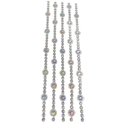 Termocolante Strass Flor - 1 Und