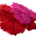 Pena Avestruz 25cm Color – 3 Unds - Imagem 4