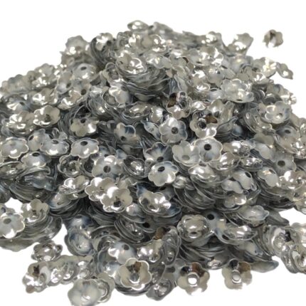 Paetê Lantejoula Flor 6mm Plástico - 20 Gramas