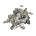 Paetê Lantejoula Folha 23mm Plástico – 20 Gramas