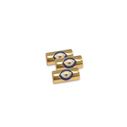 Entremeio Tubo C/ Olho Grego 6x18mm Dourado  - 1 Und