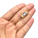 Entremeio Tubo C/ Olho Grego 6x18mm Dourado  - 1 Und - Imagem 2