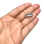 Entremeio Retangular 3x17mm Níquel – 1 Und - Imagem 2