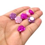 Conta Entremeio Flor 13mm Abs Colorido – 20 Gramas - Imagem 3