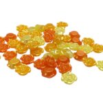 Conta Entremeio Flor 13mm Abs Colorido – 20 Gramas