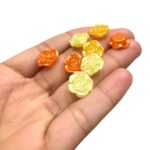 Conta Entremeio Flor 13mm Abs Colorido – 20 Gramas - Imagem 2