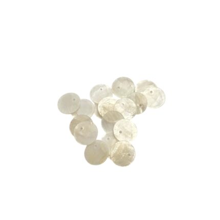 Escama Madrepérola 15mm – 20 Unds