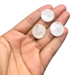 Escama Madrepérola 20mm Acrílico – 10 Unds - Imagem 2