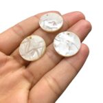 Escama Madrepérola 20mm Acrílico – 10 Unds - Imagem 3