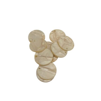 Escama Madrepérola 20mm Acrílico – 10 Unds