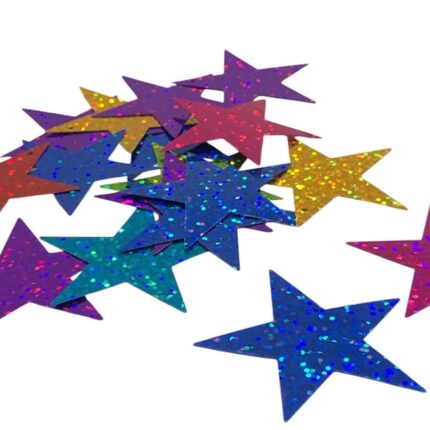 Paetê Pastilha Estrela 48mm Plástico – 20 Gramas